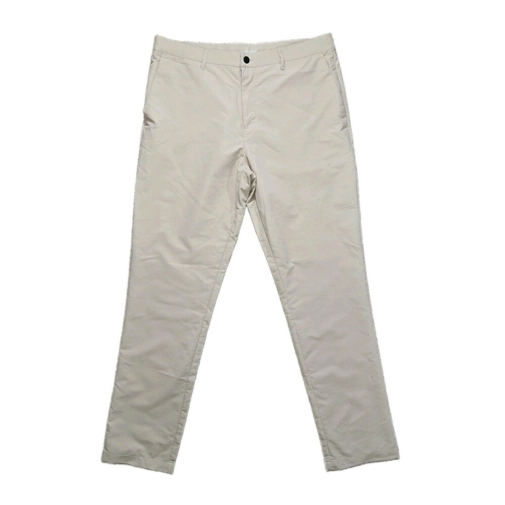 Mens Banana Republic Performance Tech Chino Pants 38x34 Lightweight Khaki